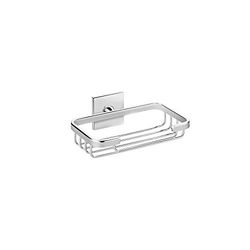 Bath+ by Cosmic Duo Square Jabonera Ducha Cromo 15cm, 15 x 11 x 5.5 cm