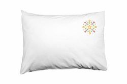 Bona Basics, Decoratieve kussenhoes, Huisdecoratie, voor bank, cafetaria, Afmeting: 50x35 cm, Kleur: Wit