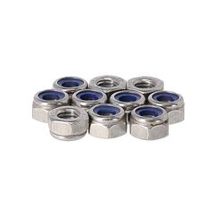 Winora Unisex – vuxen säkerhetsmutter – 2259005401 säkerhetsmutter, flerfärgad, 10 stycken