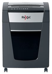 REXEL Momentum P515+, Distruggidocumenti Manuale, 17-15 Fogli A4 (70-80 gr/mq), Taglio Micro, Livello di sicurezza P-5, per Uso Personale/Piccoli Uffici, Capacità 30 Litri, 2021515MEU