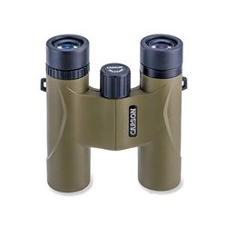 Carson Stinger 10X25mm Compact Binoculars for Bird Watching, Hunting and Travel, M, Olive Green