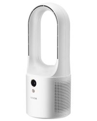 VEVOR Draagbare ventilator, stil, USB, 6 snelheden, 330 mm, 7 W, multifunctioneel, met knopbediening, digitaal lcd-display, koelventilator voor kantoor, slaapkamer, huis
