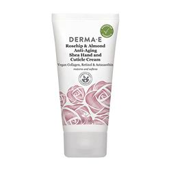 Derma-E Anti-Aging Shea Hand and Cuticle Cream - Rosehip and Almond for Unisex 2 oz Cream