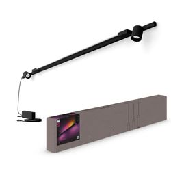 Philips Hue Perifo rälsbelysning baskit svart - skena med 2 spotlights + 1 ljusrör (med strömkontakt): Philips Hue White and Color, Zigbee & BT, röststyrning via Amazon Alexa, Google och Siri