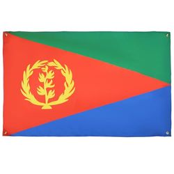 AZ FLAG Flaga Erytrei 150 x 90 cm z 4 oczkami, flaga Erytrei na balkon lub ścianę