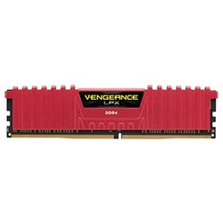 Corsair Vengeance LPX 16GB (2x8GB) DDR4 2400 MHz C16 XMP 2.0 High Performance Desktop werkgeheugenkit, rood