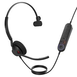 Jabra Engage 40 On Ear Headset met kabel, mono, zwart, microfoon-ruisonderdrukking, ruisonderdrukking, hoofdtelefoon