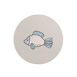 Questo Casa, Round Digital Printed Mouse Pad, Non-Slip Base, for Office and Home, Diameter:22cm