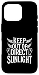 Keep out of direct sunlight! Vampire Girl Alt Aesthetic Case for iPhone 16 Pro
