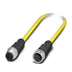 PHOENIX CONTACT SAC-3P-MS/1.5-542/FS SCO BK sensor/actuatorkabel, 3-polig, codering A, 1,5 m kabellengte, 54.700 g, geel