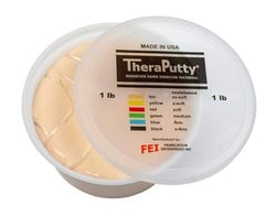 CanDo TheraPutty Antimicrobial - Therapeutic modelling clay - 1 lb - beige (very very light)