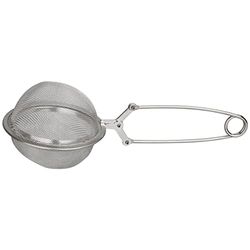 Fackelmann Tea Infuser of Stainless Steel, Silver, 3 x 7.5-Inch