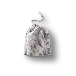 Bonamaison Printed Cotton Produce Bag with Drawstring, Reusable Grocery Bag, Biodegradable Eco-Friendly Bags, Travel Pouch, Sachet Bags, Shopping Bag, Eco Friendly, Foldable, Size: 30x40 Cm
