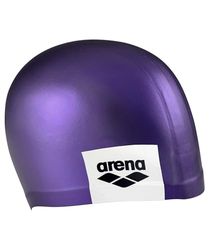 Arena Cap gorro de natação para treino logótipo Moulded, adultos unissexo, roxo, TU