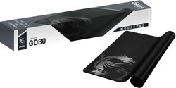MSI AGILITY GD80 - Alfombrilla Gaming Tamaño Extenso XXXL, Superficie Textil de Seda Gaming, Suaves Bordes Cosidos, Base Antideslizante - 1200 x 600 x 3 mm