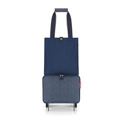 Reisenthel HK4113 FOLDABLETROLLEY HERRINGBONE DARK BLUE Gym Bag Mujer HERRINGBONE DARK BLUE Tamaño Unica