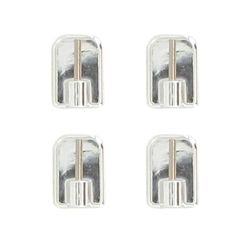 Lot de 4000X Support ADHESIF Plastique Chrome_Ideal VITRAGE pour REVENDEUR OU Pro