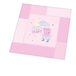Herding Peppa Pig - Manta (poliéster, 115 x 115 cm), Multicolor