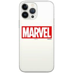 ERT GROUP mobiltelefonfodral för Apple Iphone 6 PLUS originalt och officiellt licensierat Marvel mönster 006 Vit optimalt anpassad till formen på mobiltelefonen, gedeeltelijk transparant