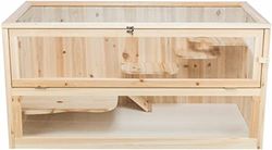 TRIXIE 'Casa per piccoli animali da interni, in legno non trattato, per roditori, legno, 100 × 50 × 50 × 50 cm - 62483