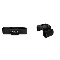 Polar H10+ Capteur de Fréquence Cardiaque - Bluetooth, Ant+, ECG/EKG - Émetteur Cardiaque Waterproof avec Ceinture Pectorale & t Vélo pour Montres de Sport Polar