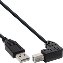 InLine 34503U 0.3 m USB A USB B Male to Male Black USB Cable (0.3 m, USB A, USB B, 2.0, Black)