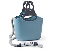 GF Garden GF87007636 Aquapop Bunny, Tubo Estensibile 25 Metri, in Kit Pronto all’Uso, con Pratica Borsa e Ganci – Contenitore in Plastica, per l’Irrigazione di Giardini e Balconi, Blu Avio, 25M