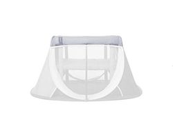 AeroMoov Instant resesäng myggnät – skyddar mot myggor och insekter – Easy Clip-On – för sömn eller lek utomhus – 80 x 60 x 63 cm – vit