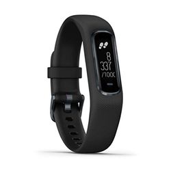 Garmin Tracker d'activité intelligent Vivosmart 4 petit/moyen avec outils de surveillance de la fréquence cardiaque au poignet et de la condition physique - Noir