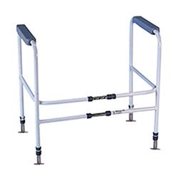 Aidapt Fixed Position Support Toilet Safety Frame with Adjustment for Height and Width Pre Assembled Aid