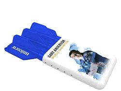 Unicorn Gary Anderson Slider Estojo para dardos, unissexo, azul/branco, padrão