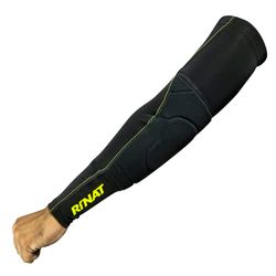 Rinat Arm Guard armbescherming, uniseks, volwassenen, Blanco Y Gris, S