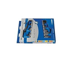 Unior 607888 607888-Juego de 7 destornilladores perfil Torx Con Mango en T en Expositor de cartón 10 a TX 45 Serie 193TX CS Homme, Bleu-Bleu