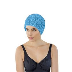 Fashy, Cuffia da Bagno Donna con Ruches, Turchese (Türkis)