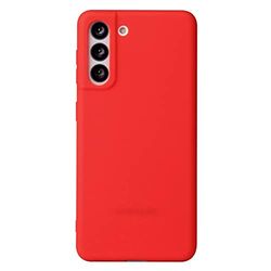 Ultra cienki pokrowiec na telefon Samsung Galaxy S21 Plus, [odporny na wstrząsy ochrona przed upadkiem] miękki i elegancki TPU cienki matowy futerał do Samsung Galaxy S21 Plus - czerwony