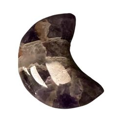 VIE Crescent Moon Crystal, 3x2cm, Amethyst