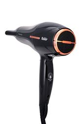 Fakir Prosense - Secador de pelo de viaje, secador de mano, difusor de temperatura, 3 niveles, sensor táctil, color negro - 2200 W