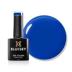 Bluesky Gel Nail Polish 10ml, Ocean Sky - SS2521, Blue Gel Nail Polish for 21 Day Manicure, Requires Curing Under LED UV Nail Lamp
