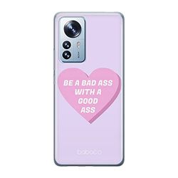 ERT GROUP mobiltelefonfodral för Xiaomi 12 / 12X originalt och officiellt licensierat Babaco mönster 90's Girl 002 optimalt anpassad till formen på mobiltelefonen, fodral tillverkad av TPU-plast