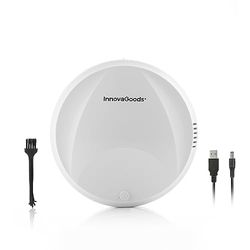 InnovaGoods® Robot aspirapolvere, aspirapolvere senza cavo Multidirezionale, robot aspirapolvere adatto a tutti i tipi di pavimenti, robot aspirapolvere pulito sotto i mobili, aspirapolvere 80 min di