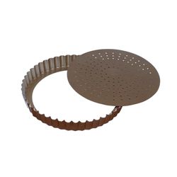 Gobel 226431 Stampo per torta 24 cm fondo mobile perforato antiaderente