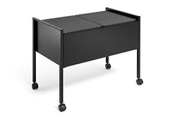 Durable 308201 Carrinho para pastas pendentes ECONOMY duo 100 A4, preto