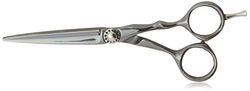 Tondeo Premium-Line Mythos Offset Hairdressing Scissor, 6-Inch Size, Black, 0.08203 kg
