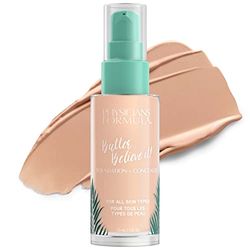 Physicians Formula, Beurre Murumuru Believe It ! Foundation + Concealer, Fond de Teint et Correcteur Crémeux pour un Eclat Radieux, avec Murumuru, Cupuaçu, et Tucuma Butter, Végan, Clair