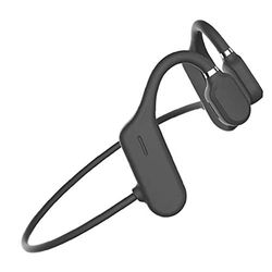 Bone Conduction Headphones Bluetooth Wireless Earphones Sports Open Ear Headphones Waterproof Lightweight Black