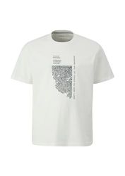 s.Oliver Heren T-shirt met print op de voorkant, 01d1, 5XL