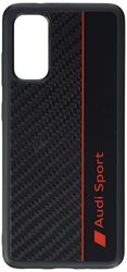 Audi 3222000302 - Cover per Smartphone Samsung S20, Colore: Grigio/Rosso