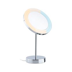 Paulmann 71150 LED Makeup Mirror Masua IP44 White Switch 55lm 230V 4W Chrome 3X Magnification