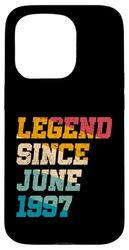 Légende depuis juin 1997 : 28 ans, drôle, rétro, 28e anniversaire Coque pour iPhone 15 Pro