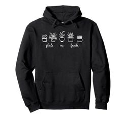 Plants Are Friends, House Plants Pullover Hoodie